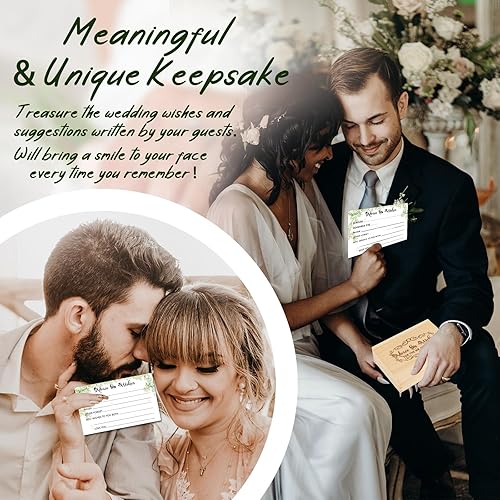 Miniatura 5 de 60 tarjetas de consejos y deseos para el señor y la señora, tarjetas de consejos de boda para juegos de boda, libro de invitados de despedida