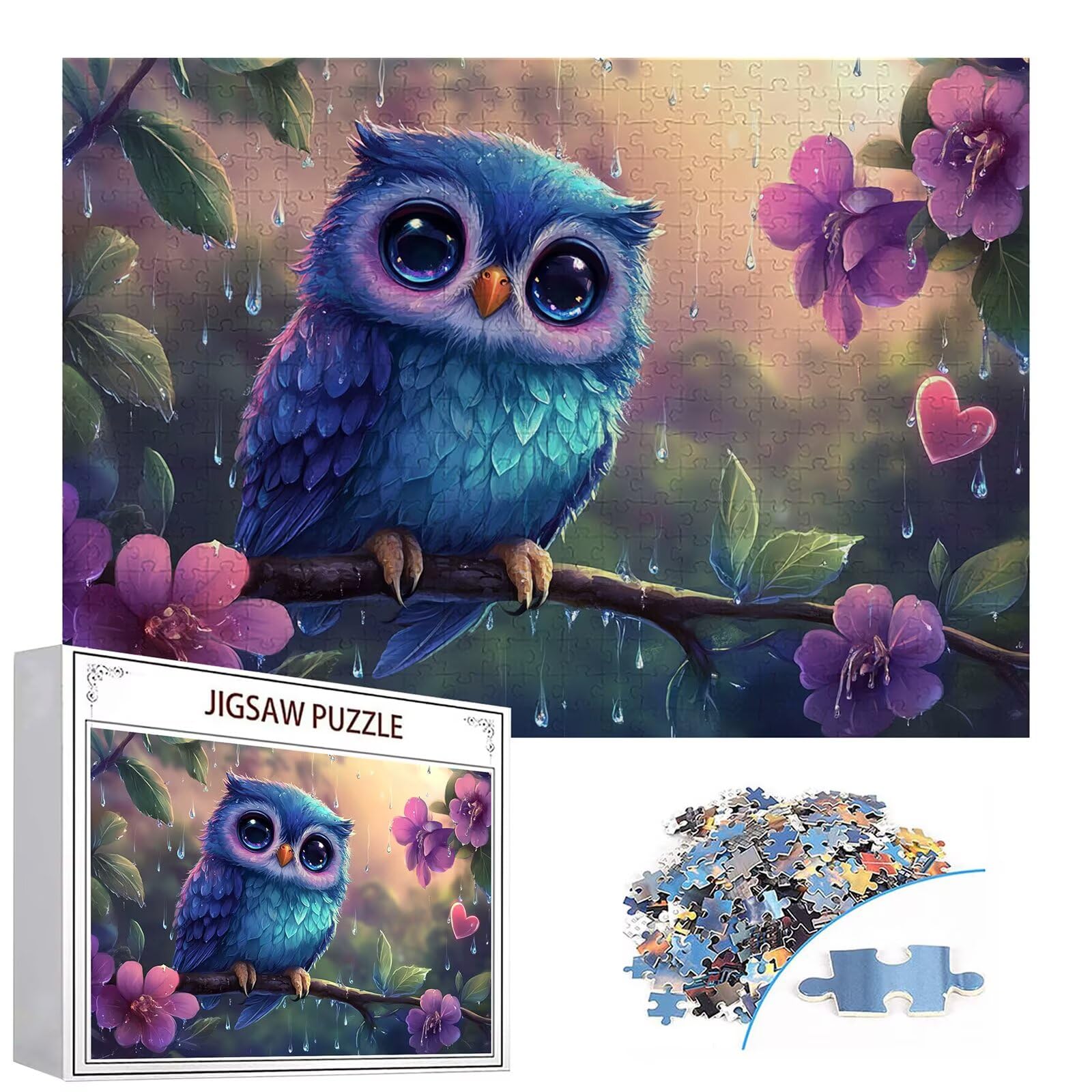Puzzle 3000 sztuk zwierzę puzzle dla dorosłych kwiaty 122 x 81 cm unikalne rzemiosło klasyczne 3D drewniana układanka do rodzinnych gier aktywnych, układanka zrób to sam do dekoracji ścian domu