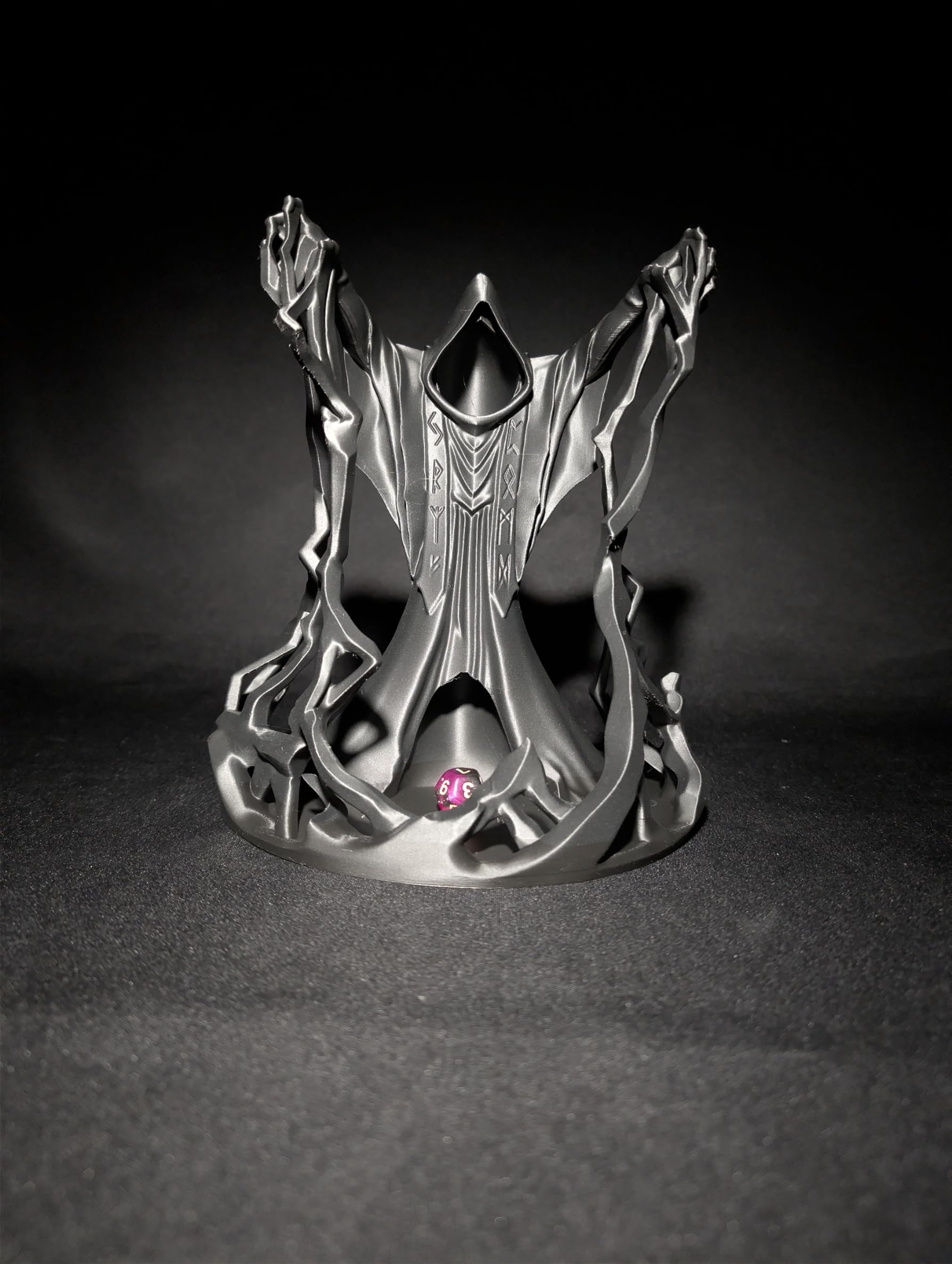Mage Noir Dice Tower, Tour à Dés avec Invocateur de Tempêtes, 166 mm