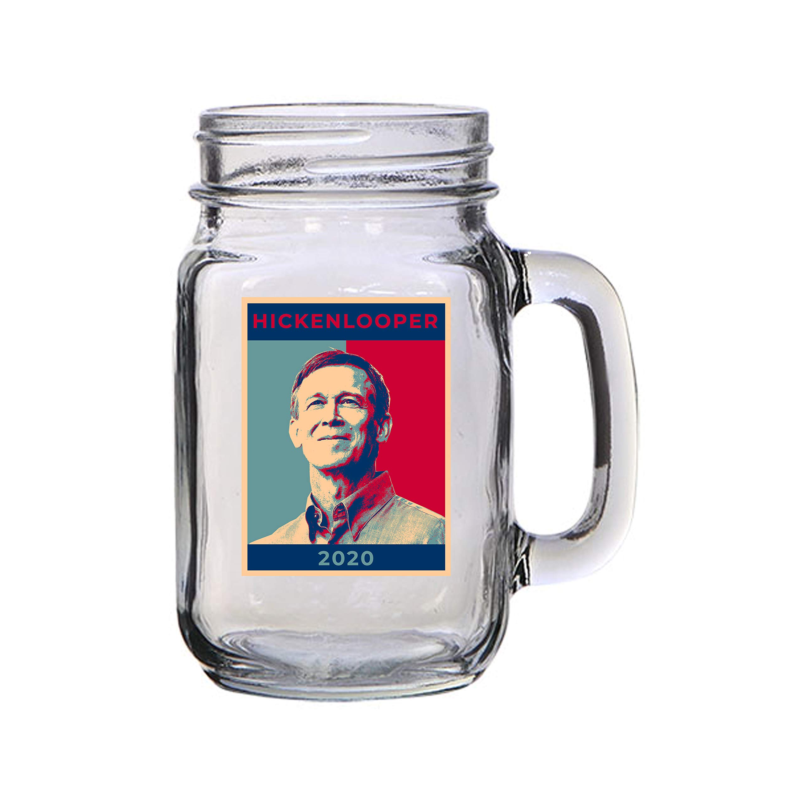 Amazon.com: 美國總統選舉投票2020 年黨白宮候選人- 16 盎司梅森罐杯啤酒茶杯: 居家與廚房