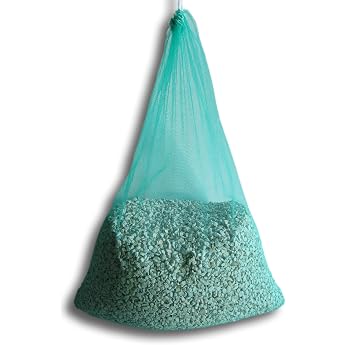 Zeolith 10 kg Filter Material 8-16 mm + Filter Bag XL 43 x 60 cm for Koi Ponds Garden Ponds Ornamental Ponds and Swimming Ponds