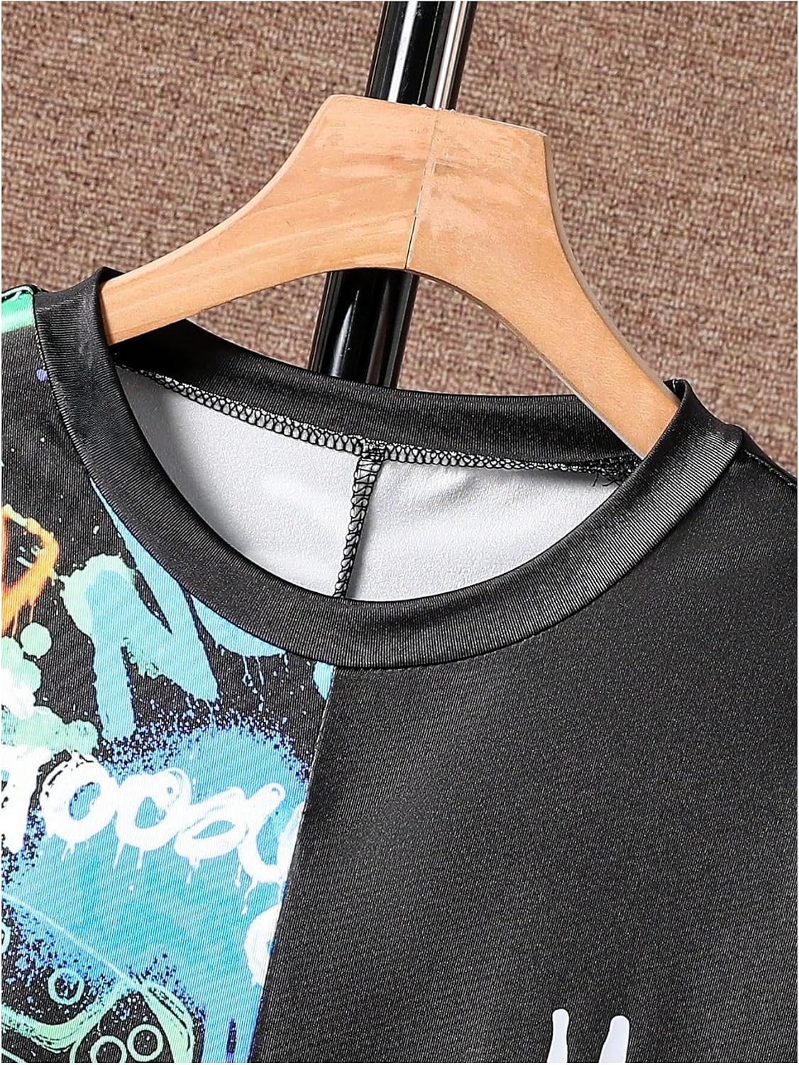 VIPWOLF Boy's Clothing Sets 2 Piece Summer Casual Outfits Short Sleeve Funny T Shirts and Shorts