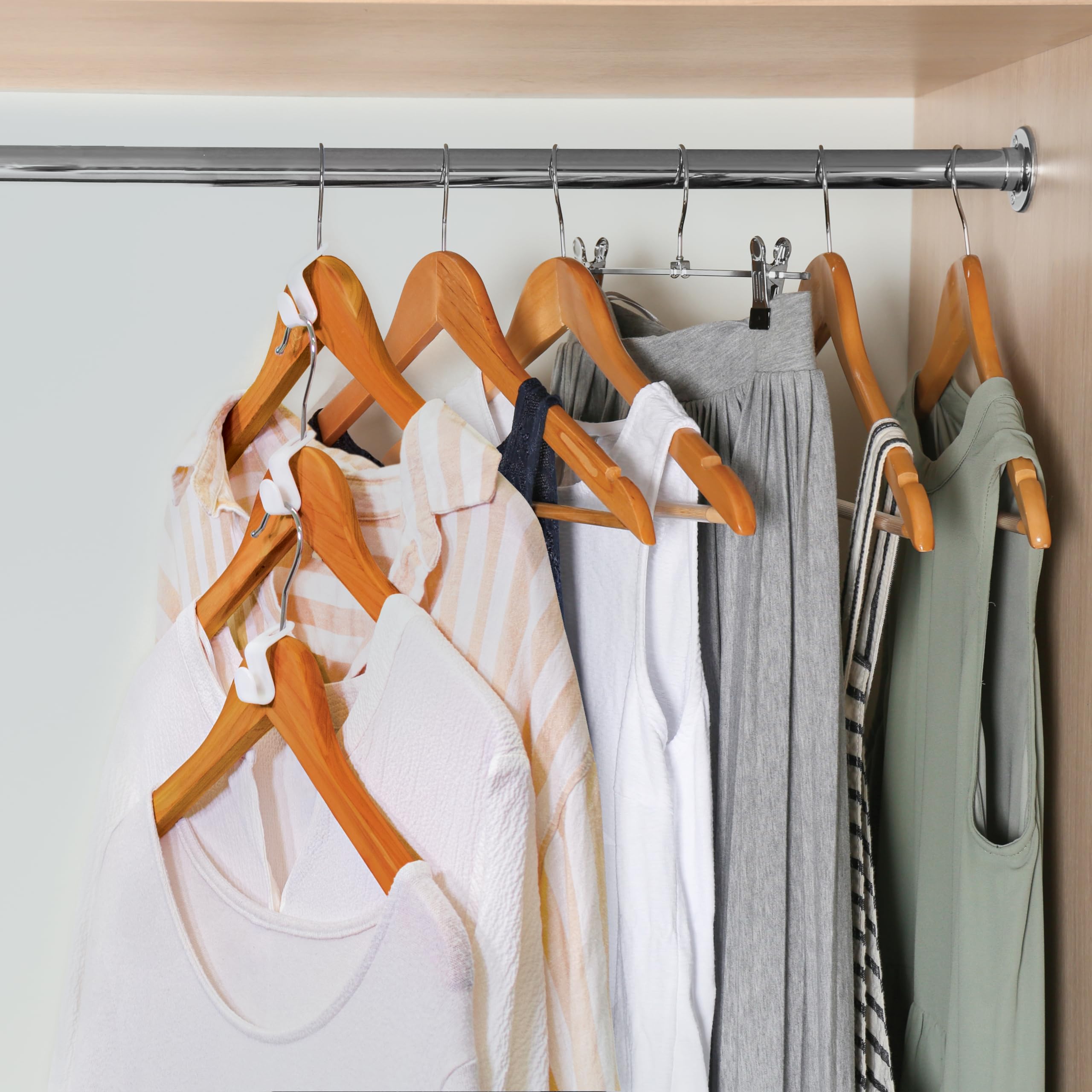 Pack of 2 x Ideaworks Set of 12 Trouser Hangers (24 in Total