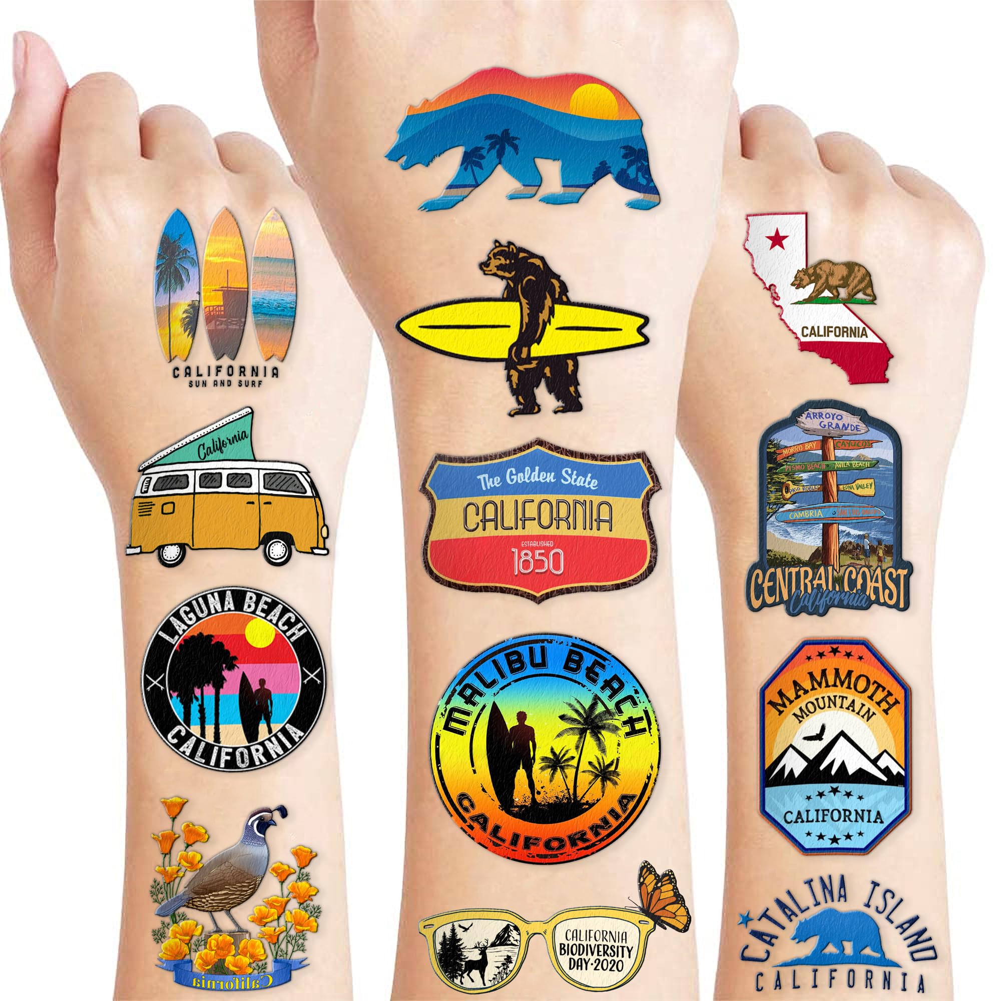 6 Tatuajes Temporales De Mineros Pixel Para Niños – Pegatinas De Agua Duraderas, Hipoalergénicas E Impermeables, Regalo De Cumpleaños