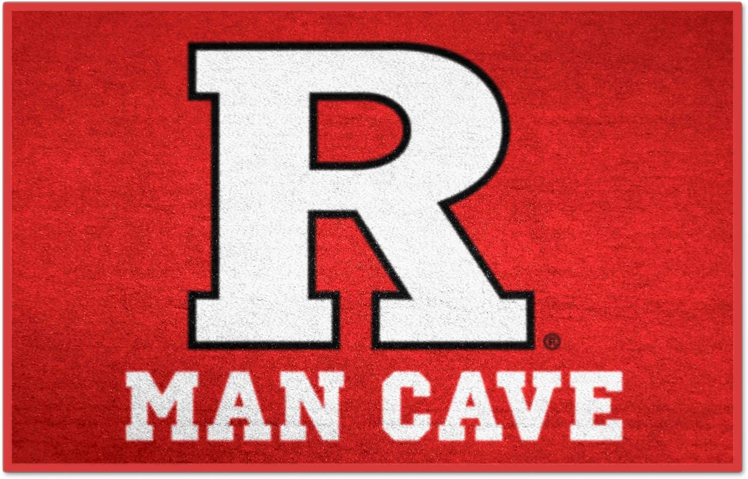 FANMATS NCAA Unisex Modern Rutgers 1'7" x 2'6" (Rectangular) Team Colors