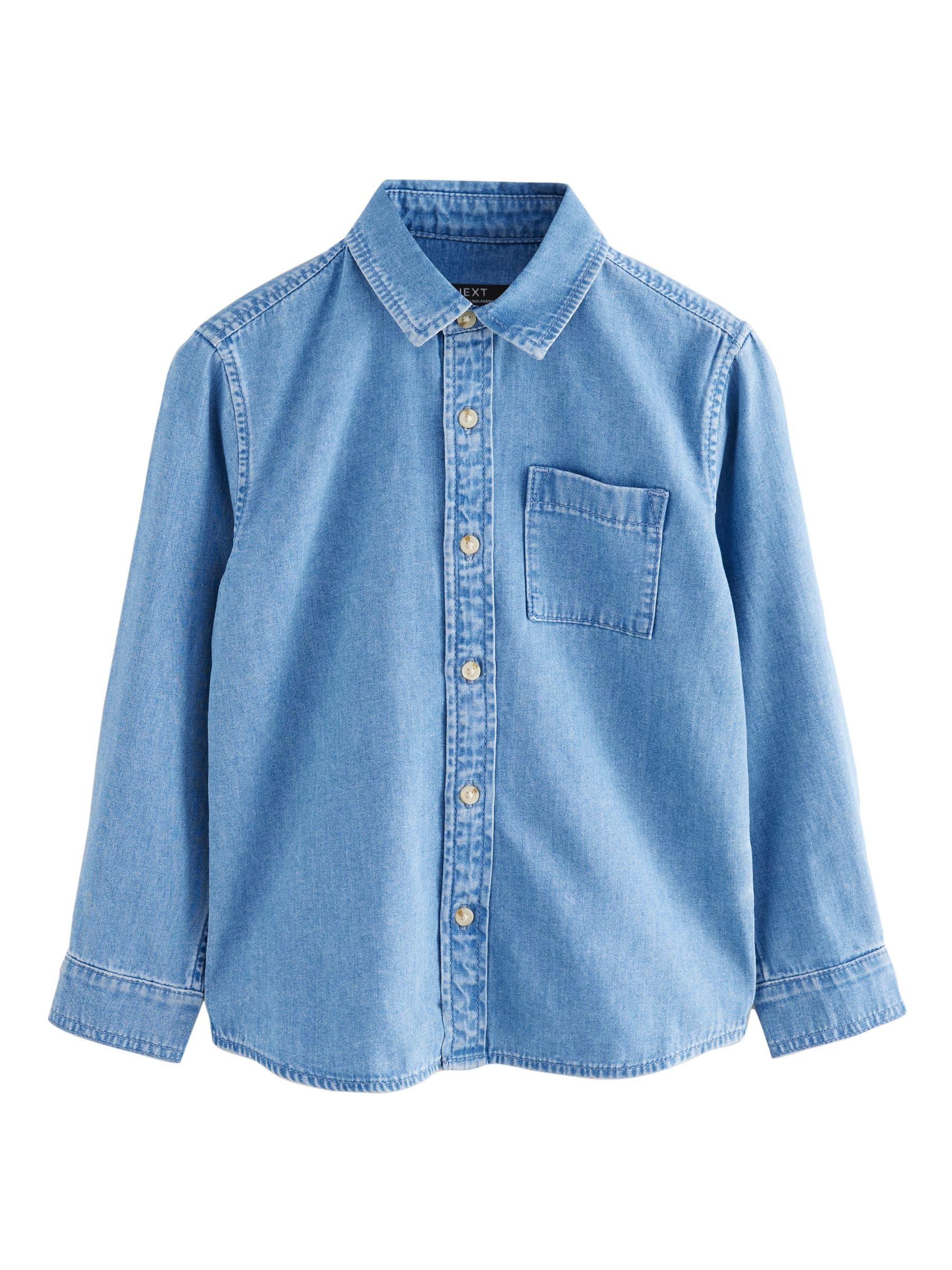 NEXT Garçon Chemise en Jean à Manches Longues