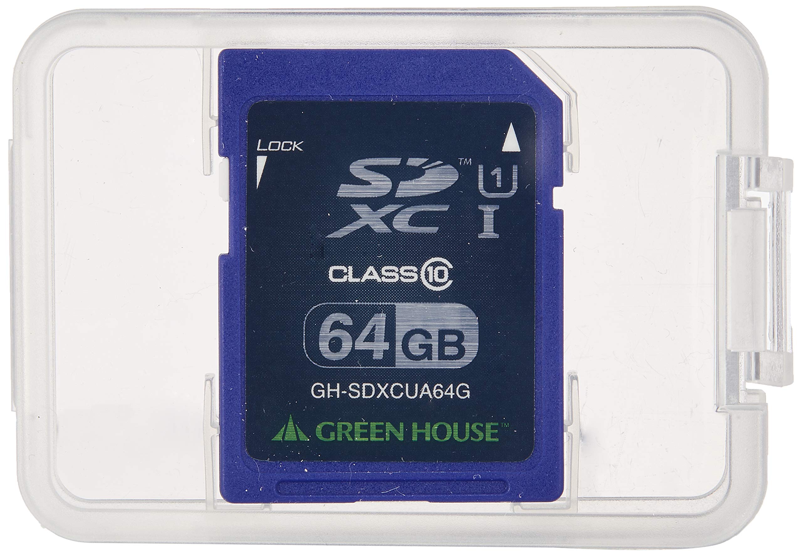 ■グリーンハウス(GREEN HOUSE) 　GH-SDXCUA64G Amazon.com: Greenhouse GH-SDXCUA64G UHS-I Class 10 SDXC