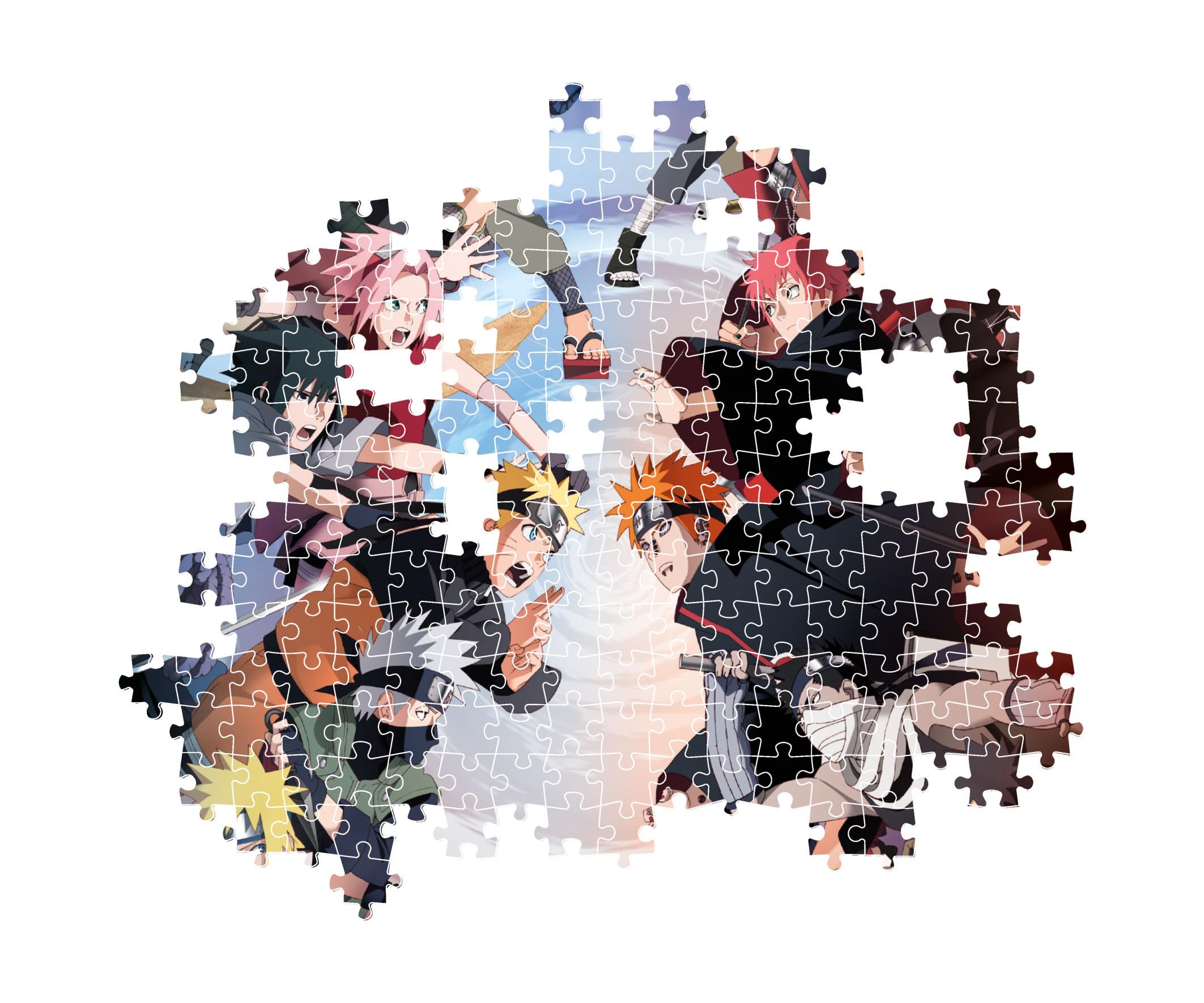 Clementoni Shippuden Shippuden-1000, Vertical, Fun for Adults Manga, Anime, Made In Italy, Naruto Colour, 1000 Pieces, 39834 - Image 4