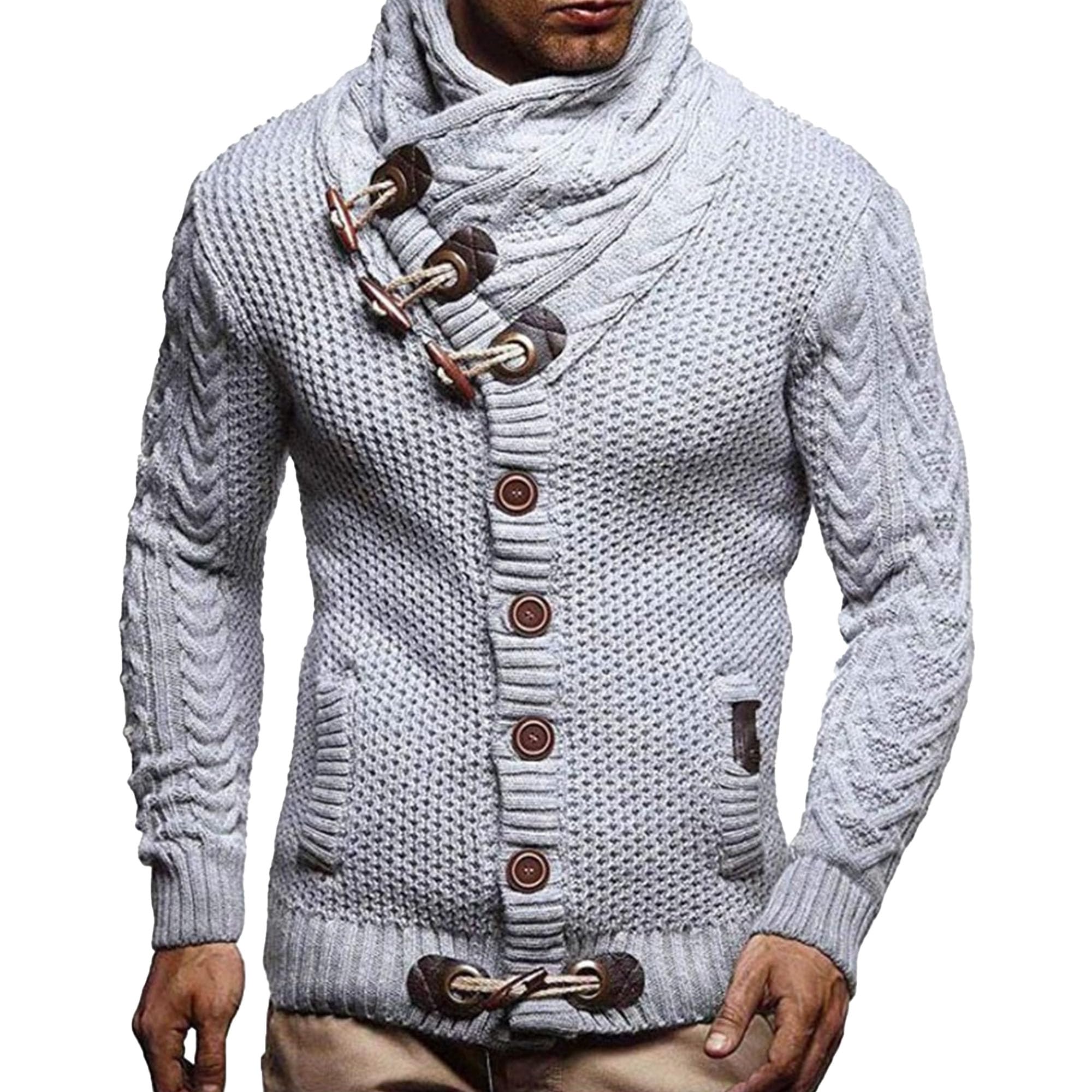 Pull à manches longues pour homme idéal pour les sorties d'hiver élégantes - 8