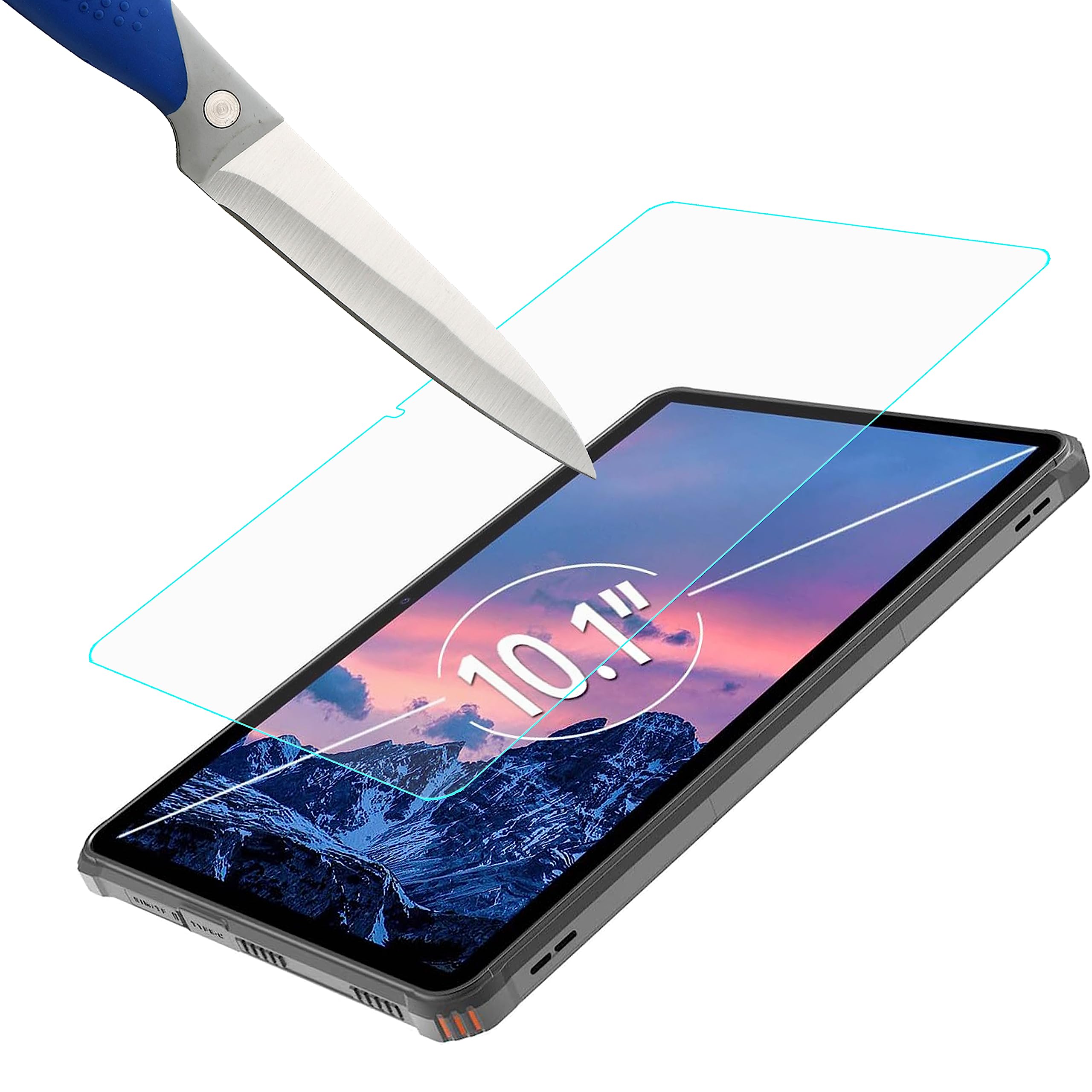 Mr.Shield Pellicola In Vetro Temperato Per OUKITEL OT5 / OT5S (12 Pollici) – 2 Pezzi, 9H, 0,33 Mm – Anti-impronta, Senza Bolle, Copertura Totale