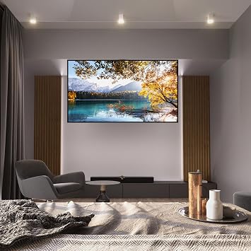 Mount-It! Motorized Ceiling TV Mount Silent Electric Flip Down TV Mount for 50-90 Screens, Retractable Drop Down Design, RF Remote, VESA Compatible, 88 lbs Capacity, Black