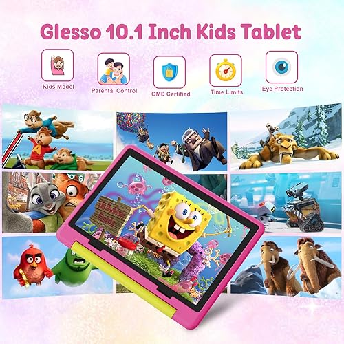 Miniatura 2 de Tablet para niños, Android 15 con pantalla HD, 10.1 pulgadas, control parental y modo para niños, Octa-Core, certificado GMS, 20 GB RAM 64 GB ROM, 1