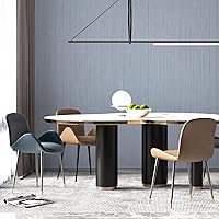 Vista 6 de Light Blue Peel and Stick Grasscloth Texture Wallpaper 15.7"x120" Vintage Wallpaper Removable Waterproof Azul claro