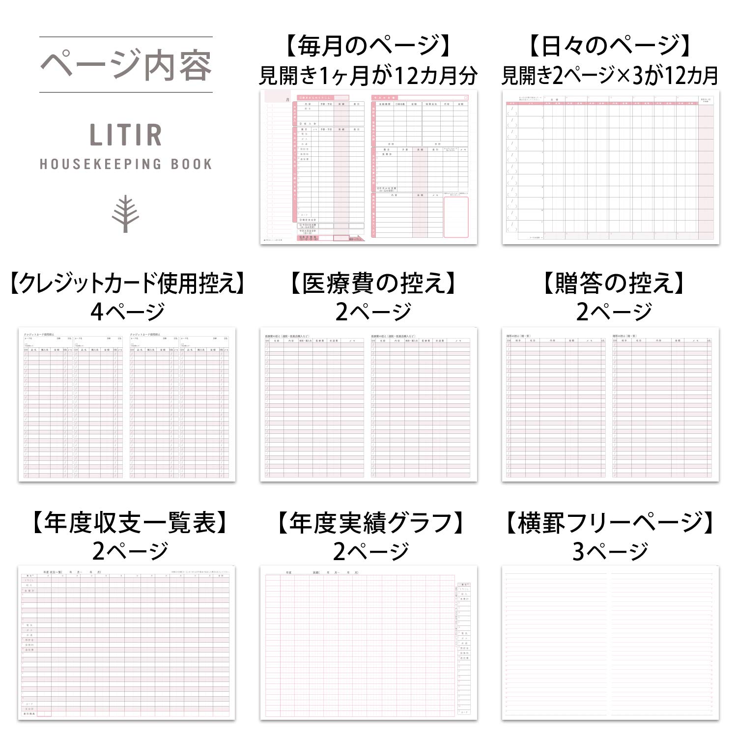 eri家計簿オプション一覧 Amazon.co.jp: アピカ 家計簿 リチル マンスリータイプ A5