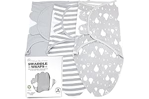 3-Pack Baby Swaddle Blanket Wrap Set For 0-3 Months Newborn Baby