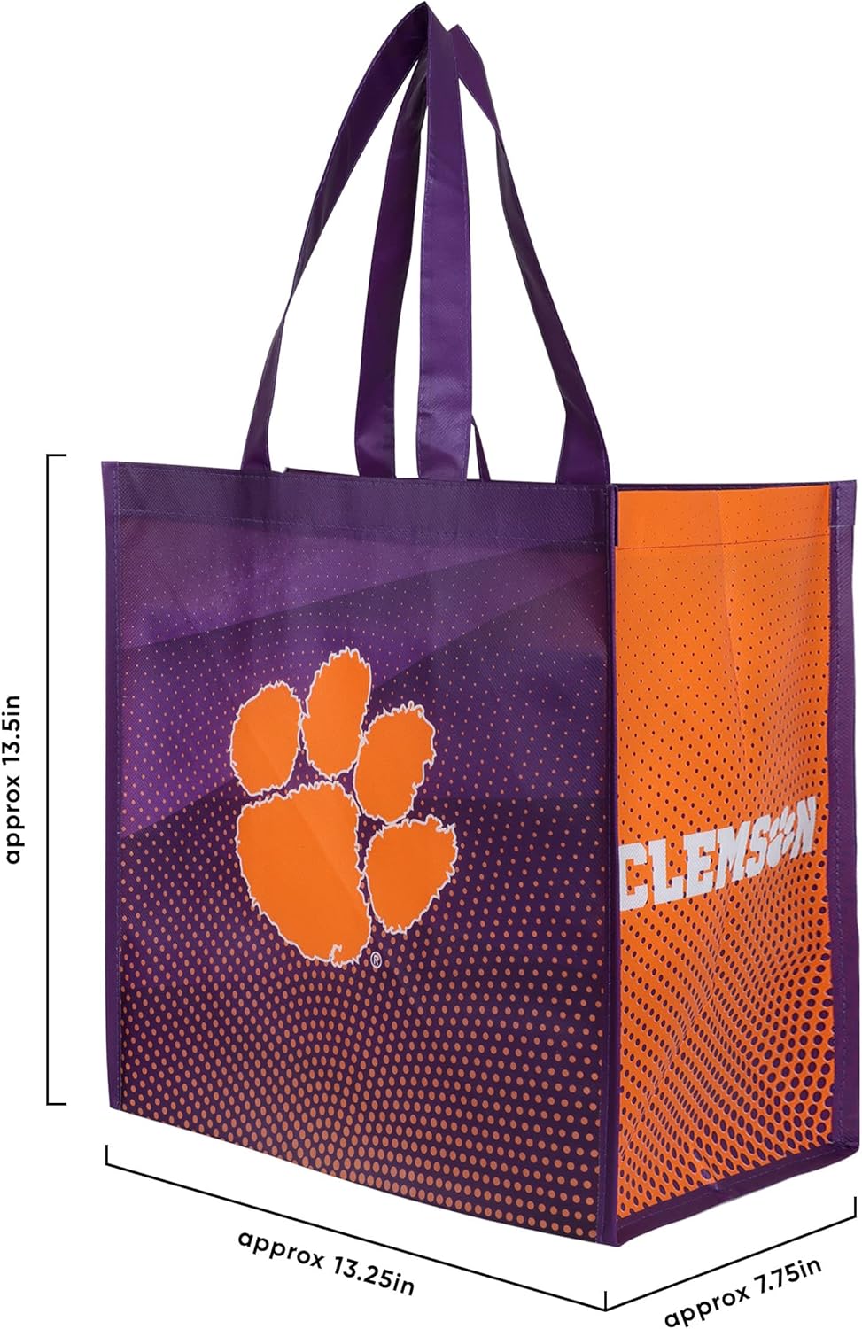 FOCO NCAA Team Logo Reusable Grocery Shopping Bags Totes - Image 3