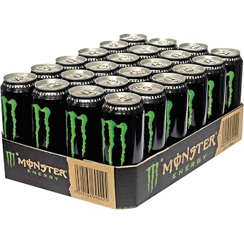 Monster Energy Pack of 24 Disposable 24 x 500 ml
