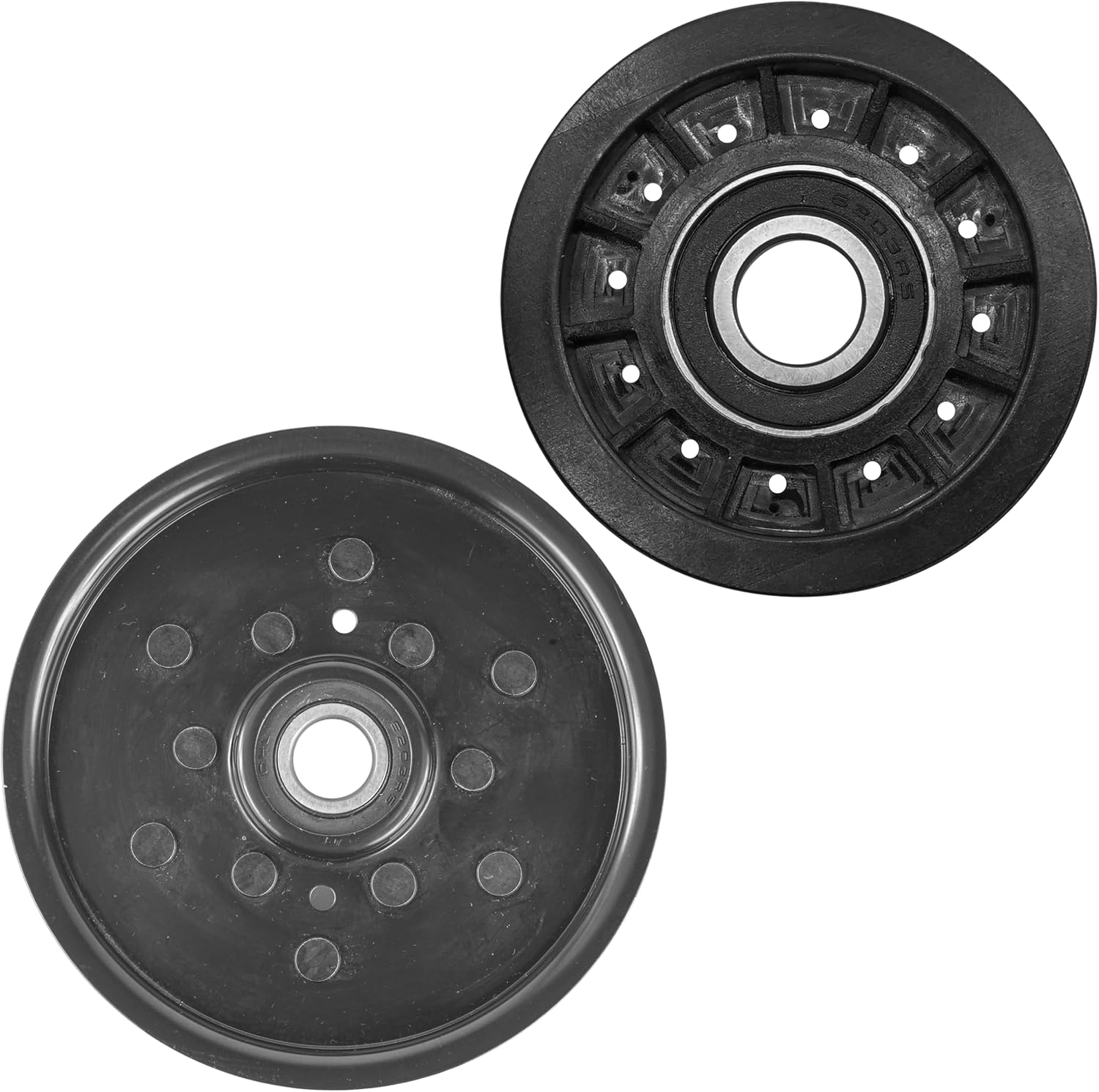 Caltric AM106627 AUC20617 Deck Idler Pulleys Compatible with John Deere STX38 STX46 Lawn Tractors