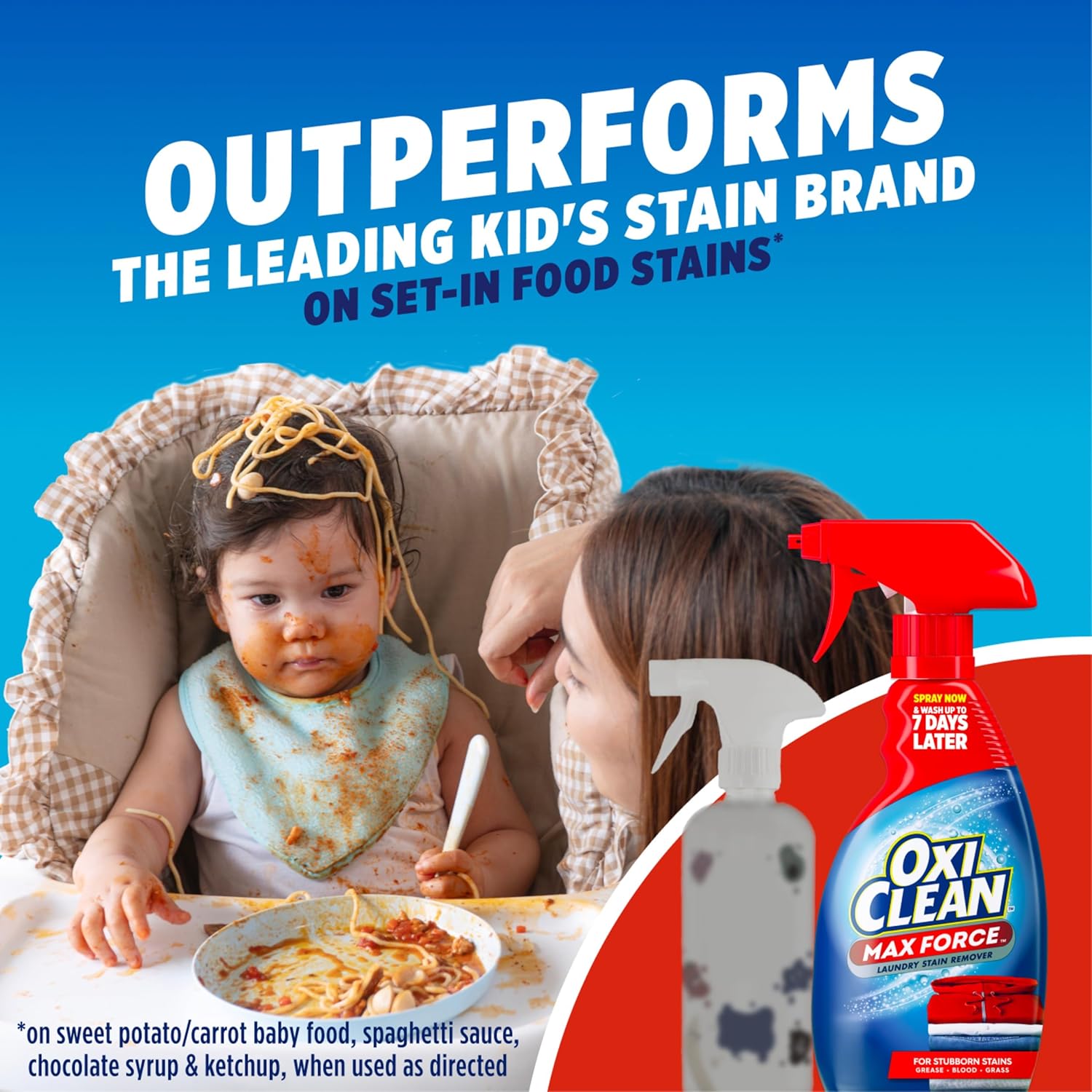 View OxiClean Max Force Laundry Stain Remover Spray, 12 Fl. Oz, 3-Pack product details on Amazon