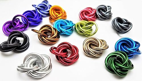 Miniatura 3 de Bola Fidget Möbii (Color Sólido) Herramienta de Alivio del Estrés, Ansiedad y Estimulación para TDAH, Silenciosa para Hogar, Viaje, Oficina o