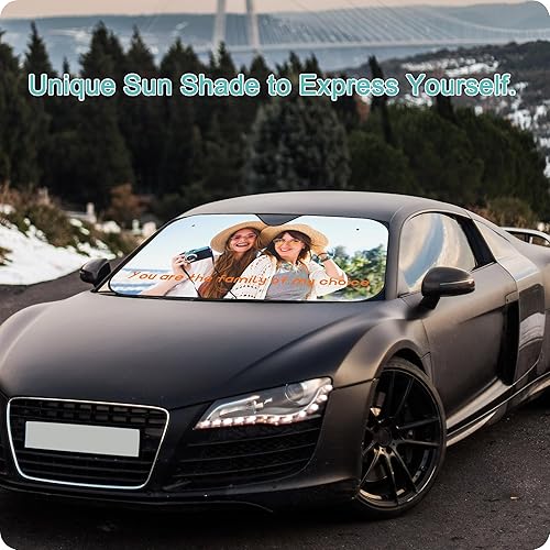 Miniatura 3 de Parasol personalizado para parabrisas de automóvil, diseño personalizado de tu imagen, foto, texto, logotipo, visera solar personalizada para varios
