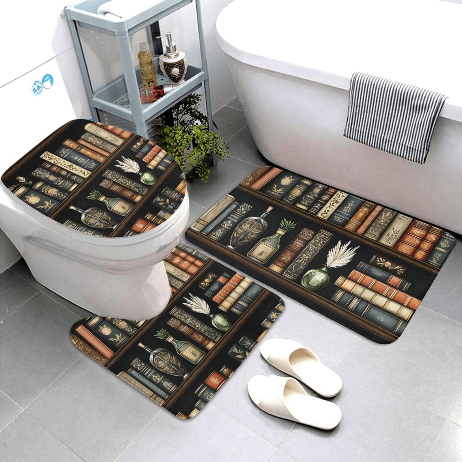 Tapis de salle de bain vintage pour en finir avec les sols mouillés et glissants