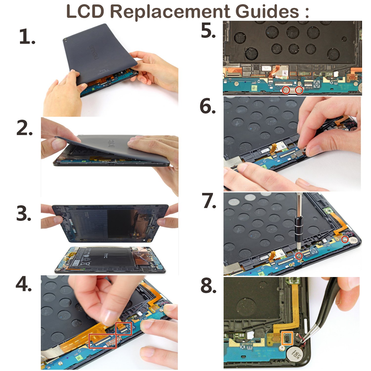 Vaxson 4 pellicole protettive compatibili con Google Nexus 9 8.9 nexus9, protezione schermo in TPU senza bolle [non vetro temperato