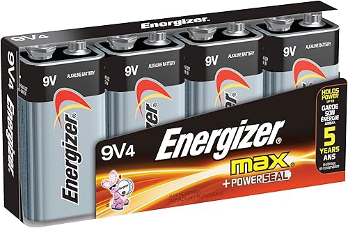 Miniatura 3 de Energizer MAX - Batería alcalina de 9 voltios, 1 unidad (paquete de 5)