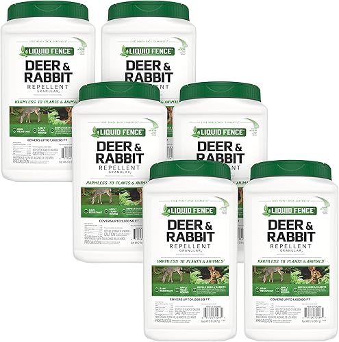 Liquid Fence - Repelente de conejos y ciervos.