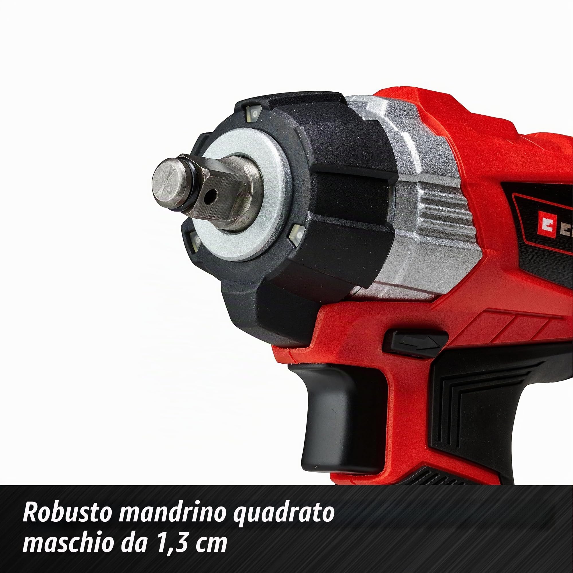 Einhell Avvitatore a impulsi a batteria TP-CW 18 Li Brushless-Solo Power X-Change (18V, motore brushless, giri al min. 0-2900, torsione 215Nm,adattatore bits esagonale,senza batteria e caricabatteria)