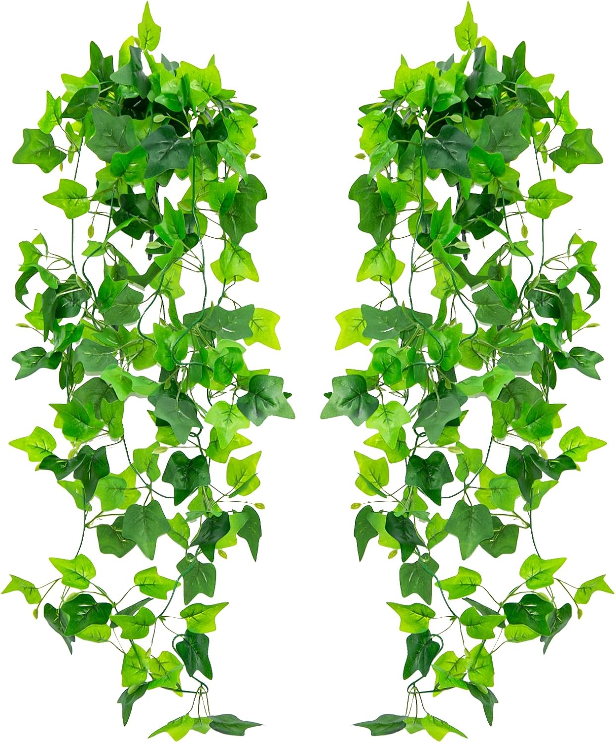 TamBee 2Pcs Artificial Hanging PlantsFake Ivy Plant, Artificial Vine Plants for Home Office