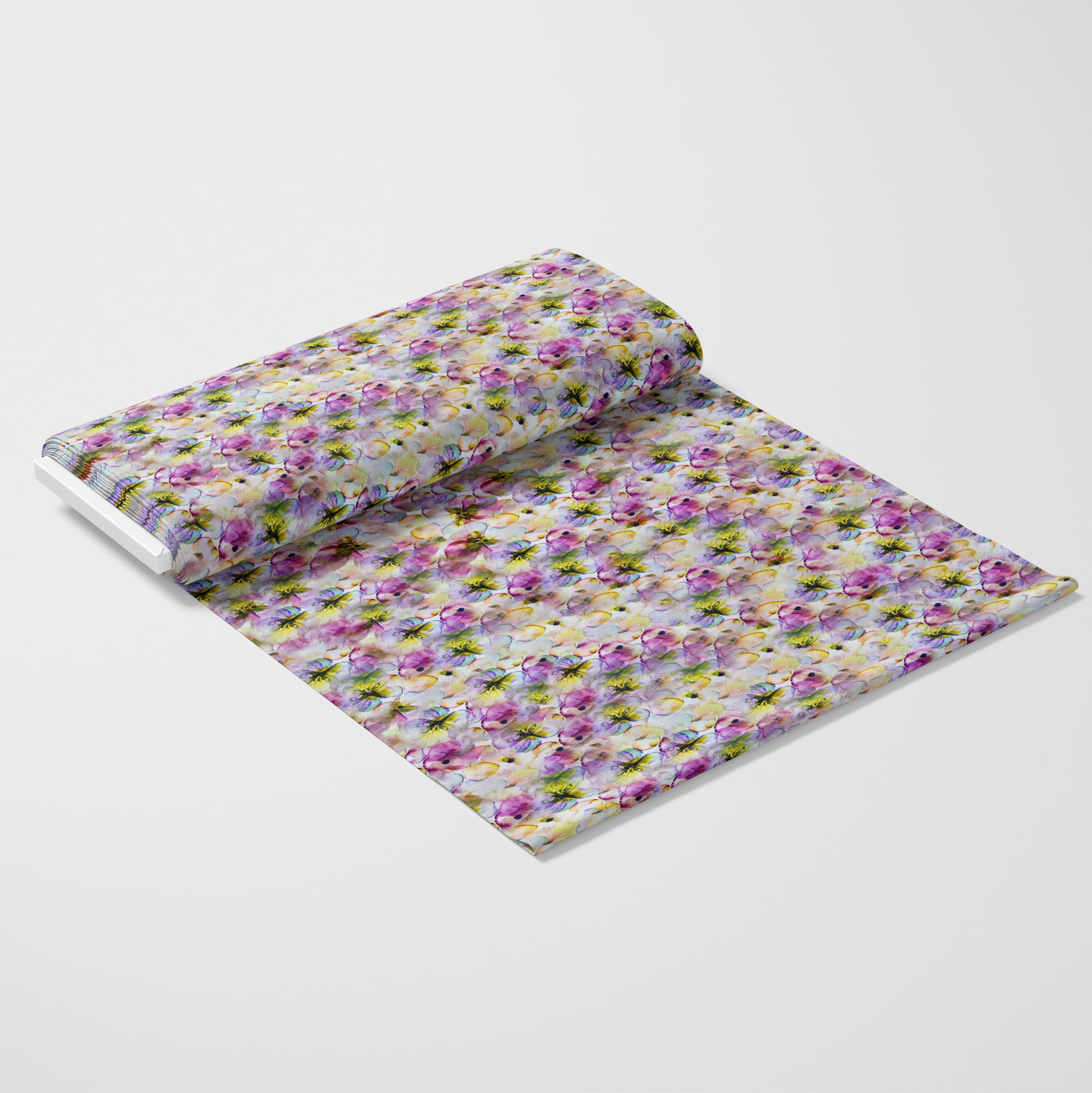 Premium Printed Viscose Jersey Fabric by the Metre, 152cm/60 inch Wide, 4 Way Stretch - Ideal for Dressmaking, T-Shirts, Skirts, Bedsheets, and More - by Discount Fabric LTD (Catania - 1 Metre)