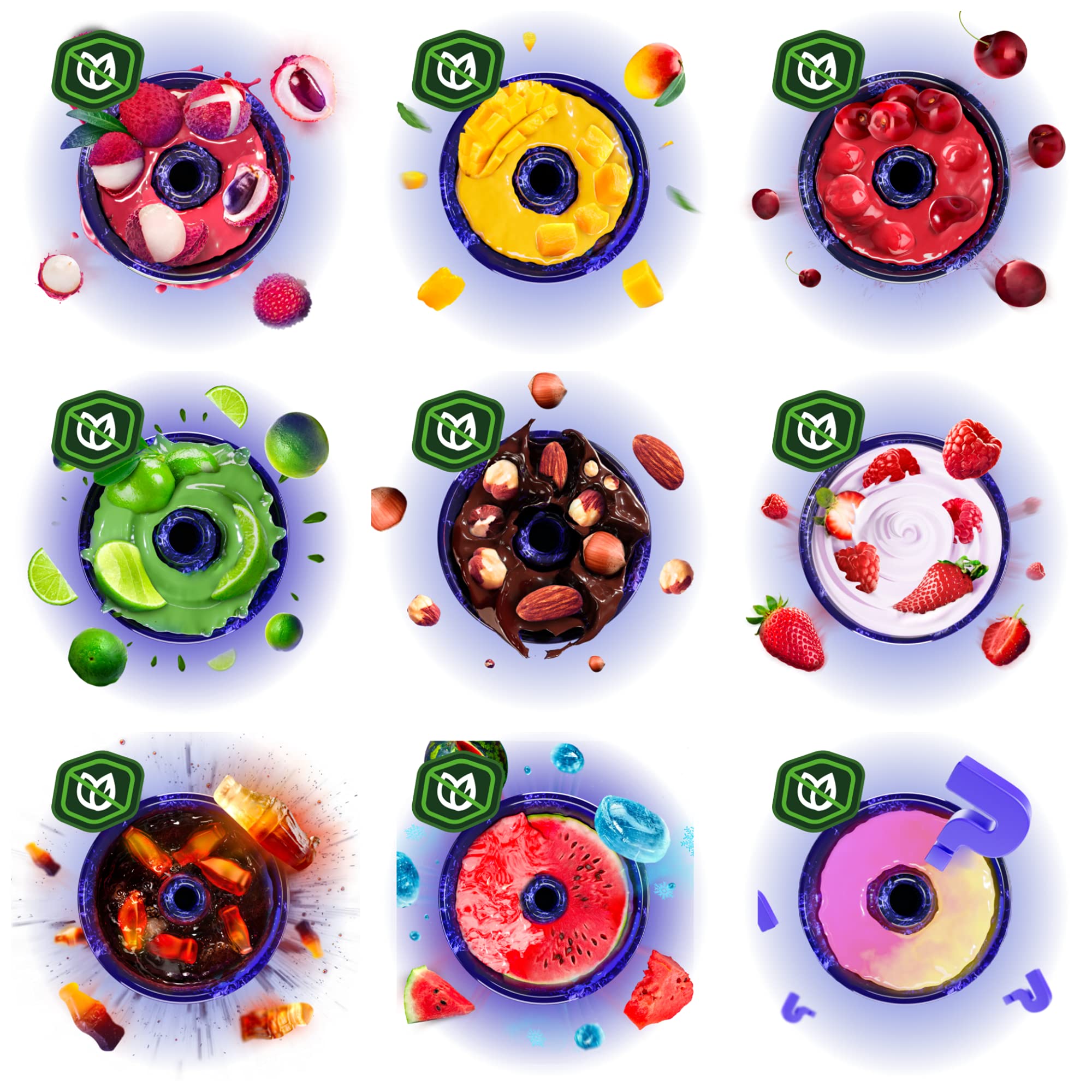 Space Smoke ZERO, Hookah Shisha Flavors, Tobacco Free & Nicotine Free Paste, 30Gram Tube (Nuts