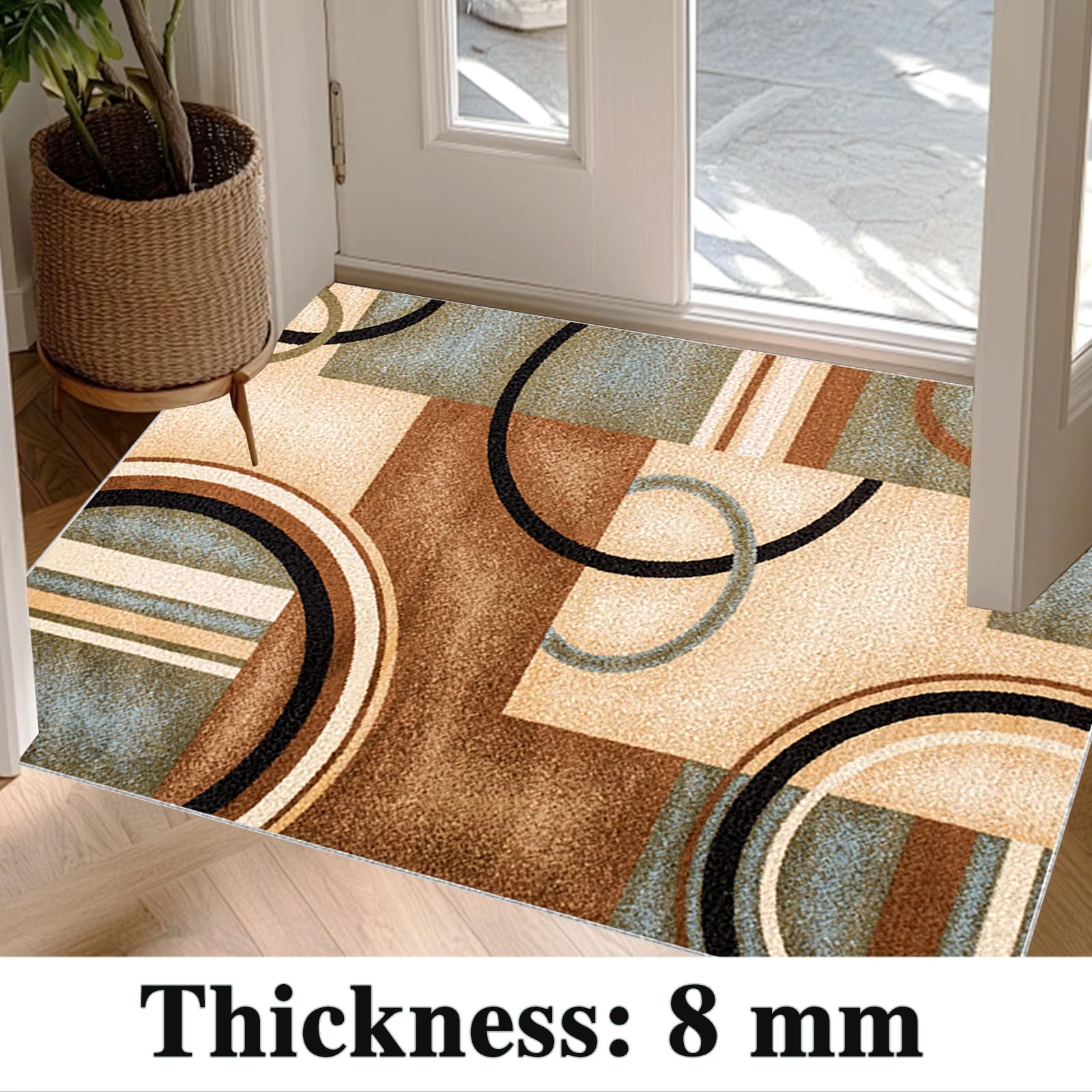 Tapis Protège-Sol pour Chaise, Tapis Chaise de Bureau Tapis de Protection de Sol Gaming Antidérapant Tapis de Sol Bureau Tissu, Protège Parquet Fauteuil à roulette, Facile à Nettoyer 90 x 140 cm