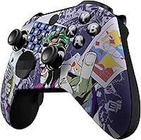 Vista 5 de eXtremeRate Clown Cards - Cubierta de placa frontal de repuesto para Xbox One Elite Controller Series 2 (modelo 1797), carcasa frontal suave al