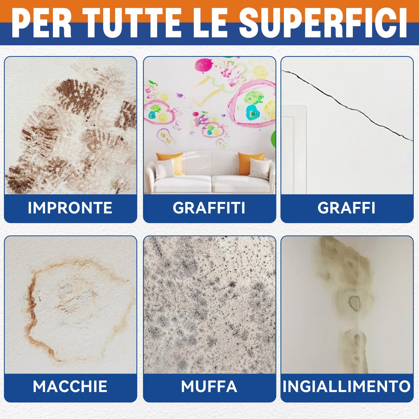 Peintures BlancheMur intégrée pour des Retouches Faciles 100ML (Blanc) (200)