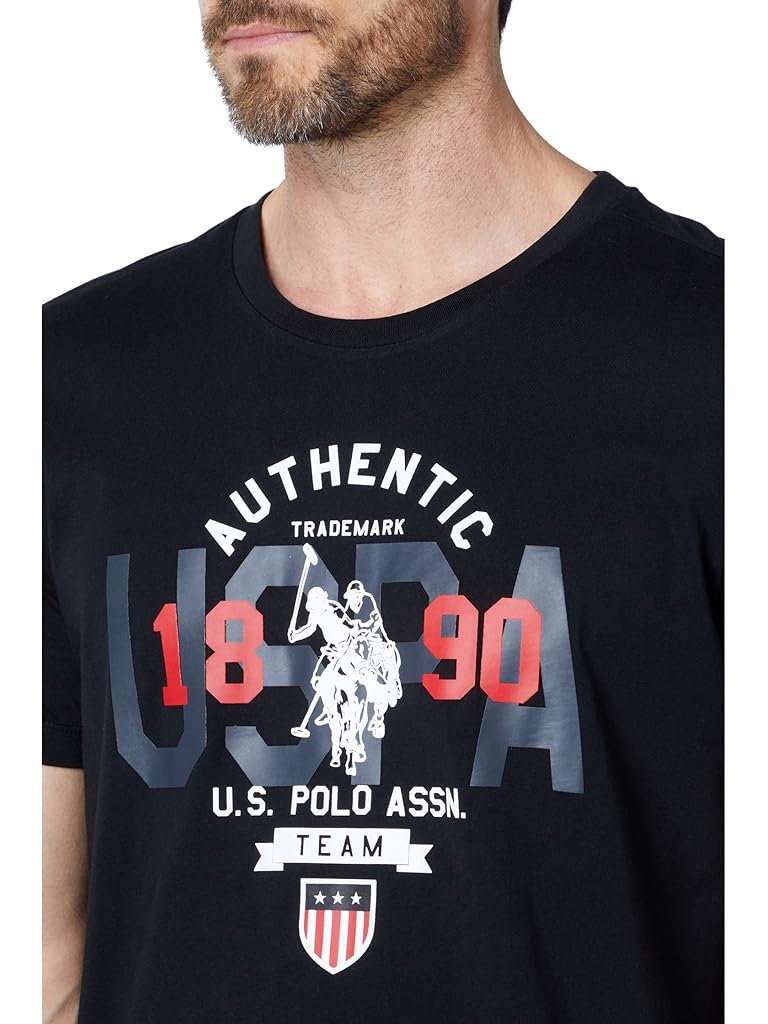 U.S. POLO ASSN. Short Sleeve Crew Neck Authentic Graphic Tee