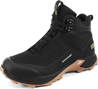 R CORD Women’s Waterproof Hiking Shoes Lightweight Comfortable Hiking Boots for Women Non-Slip Outdoor Walking Camping Trekking Trail Shoes for All Seasons