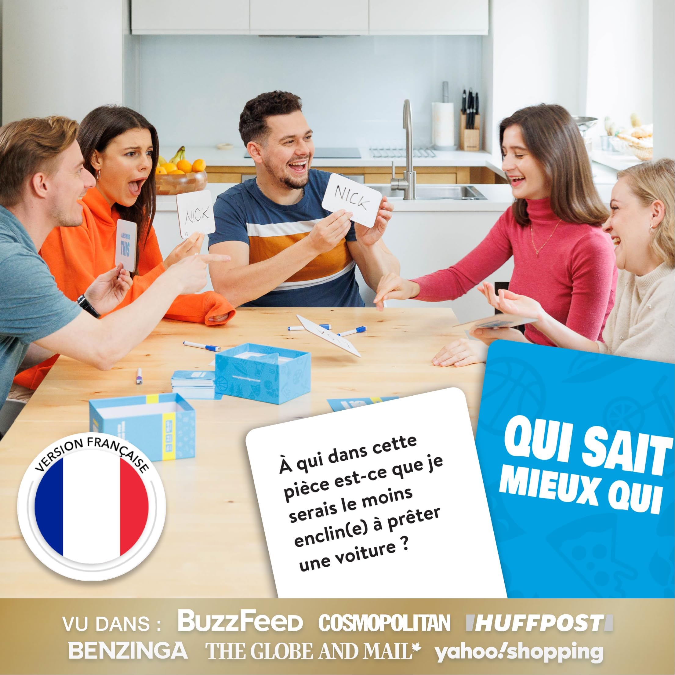 The World Game Answer This – Jeu De Cartes Hilarant Pour Adultes – Connais-tu Vraiment Tes Potes ?