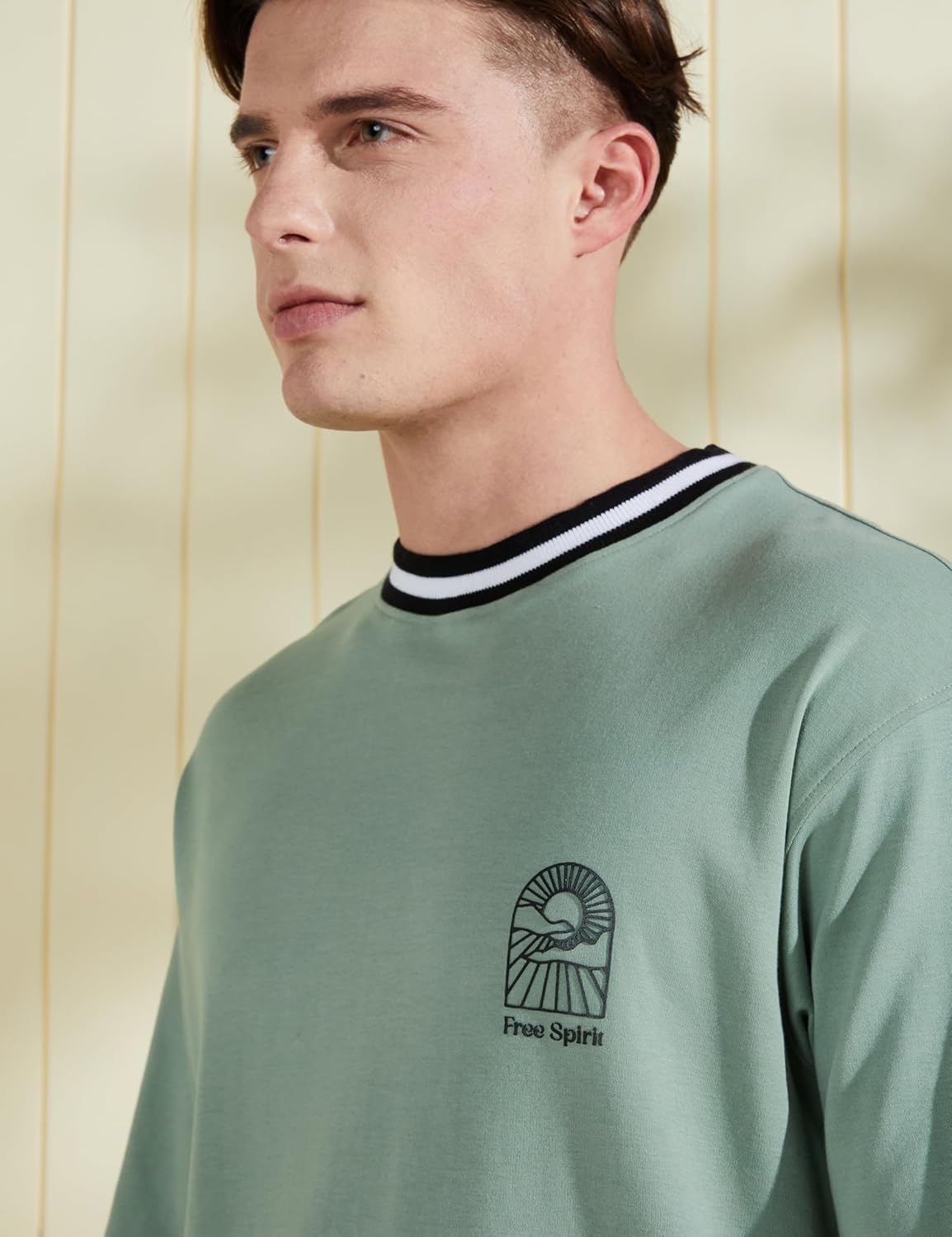 Amazon Brand - Symbol Men's Cotton Graphic Oversized Round Neck T-Shirt offers donot miss 4 Amazon Brand - Symbol Men's Cotton Graphic Oversized Round Neck T-Shirt offers donot miss