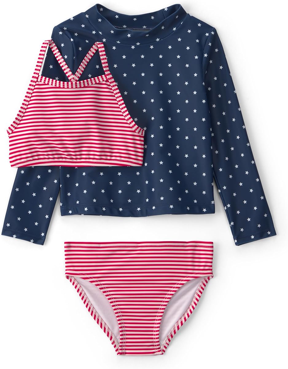 Carter's Baby Girls' 3-piece Rashguard Set