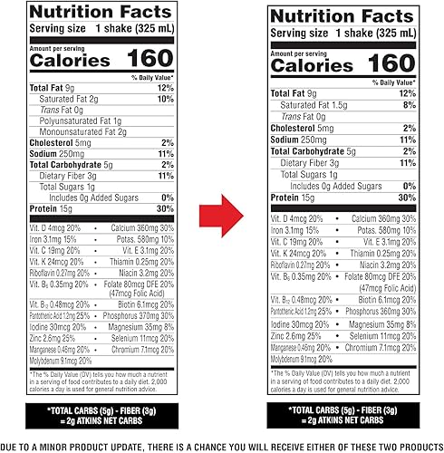 Miniatura 7 de Atkins Batido de proteína listo para beber, deliciosa leche con chocolate, sin gluten., 609309, 12