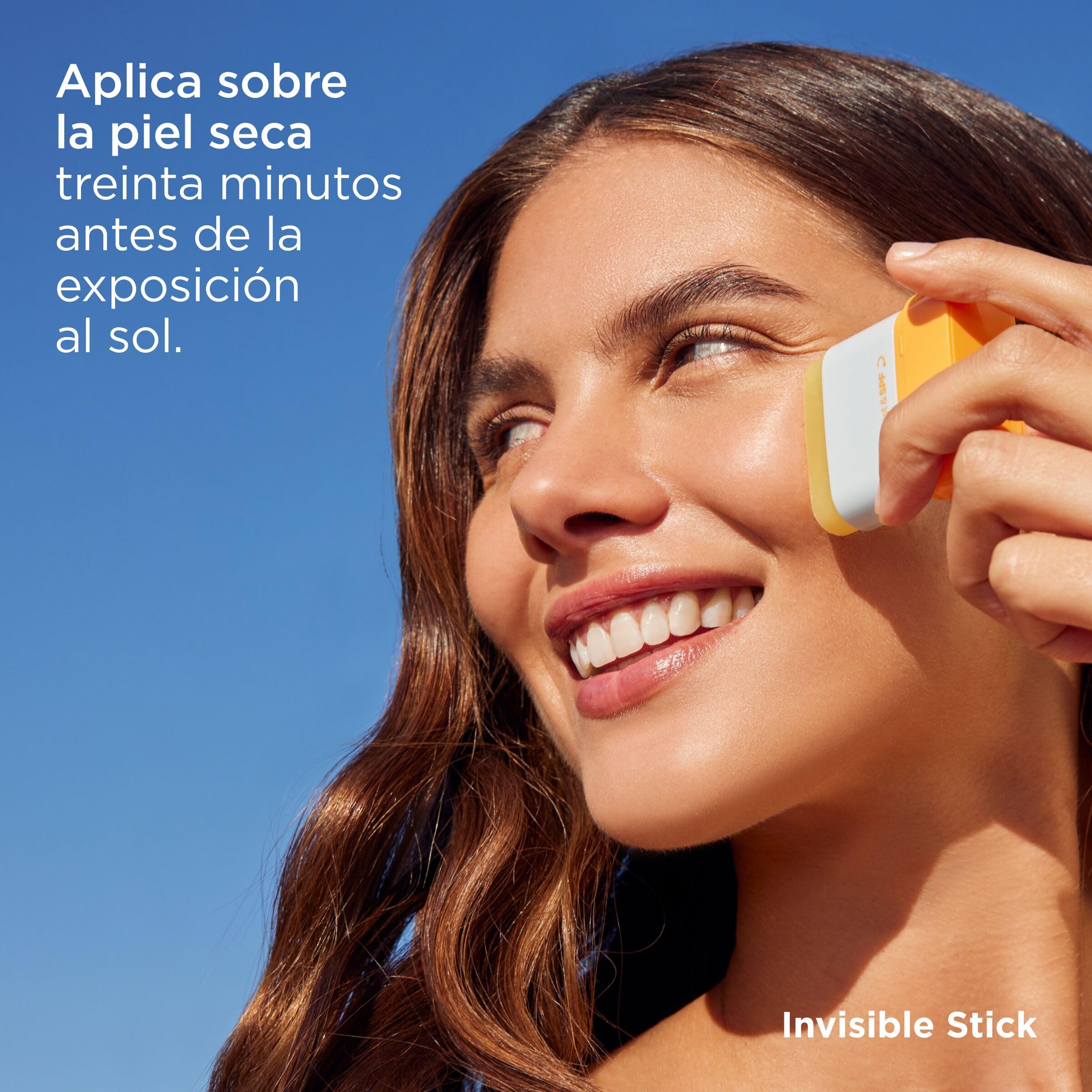 ISDIN Fotoprotector Invisible Stick SPF 50 Protector Solar Resistente Al Agua, No Pegajoso 10 g
