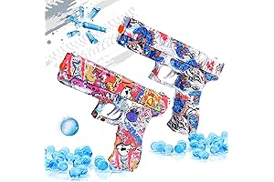 2 Packs Gel Ball Blaster Splat Orby Gun Toy, Perfect for Team Shooting Fun