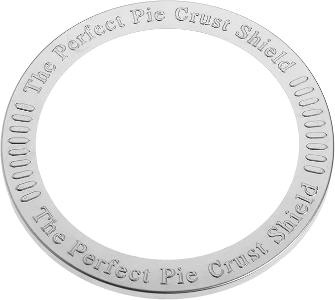 Norpro Aluminum 9 Inch Pie Crust Shield, Shown Home & Kitchen