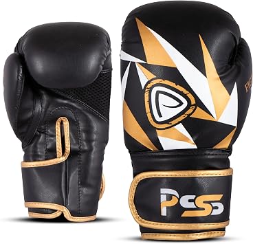 Kids Boxing 6 Pieces Set Uniform top & Short Boxing Gloves Black 1021 Focus Pad Black 1109 wrap-Skipping Rope & Keychain-Professional Accessories kit for Sparring Sports 6OZ