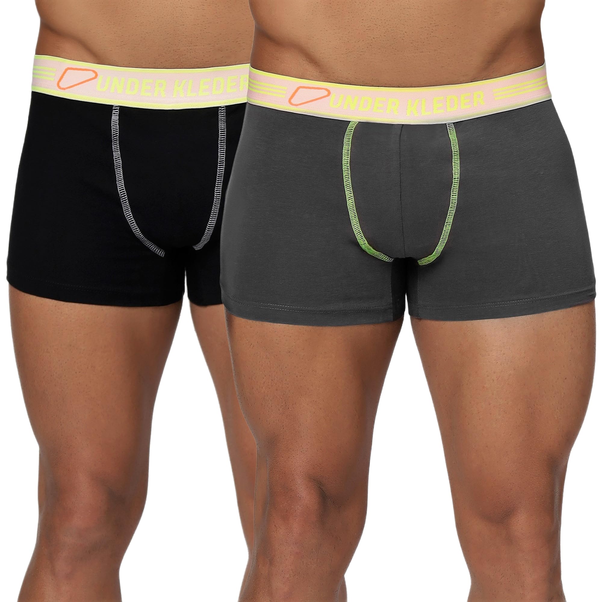 Men's Cotton Underwear(Pack of 2) Virgin Cotton Trunks for All Day Sweat Free Perfomance.-picture-38