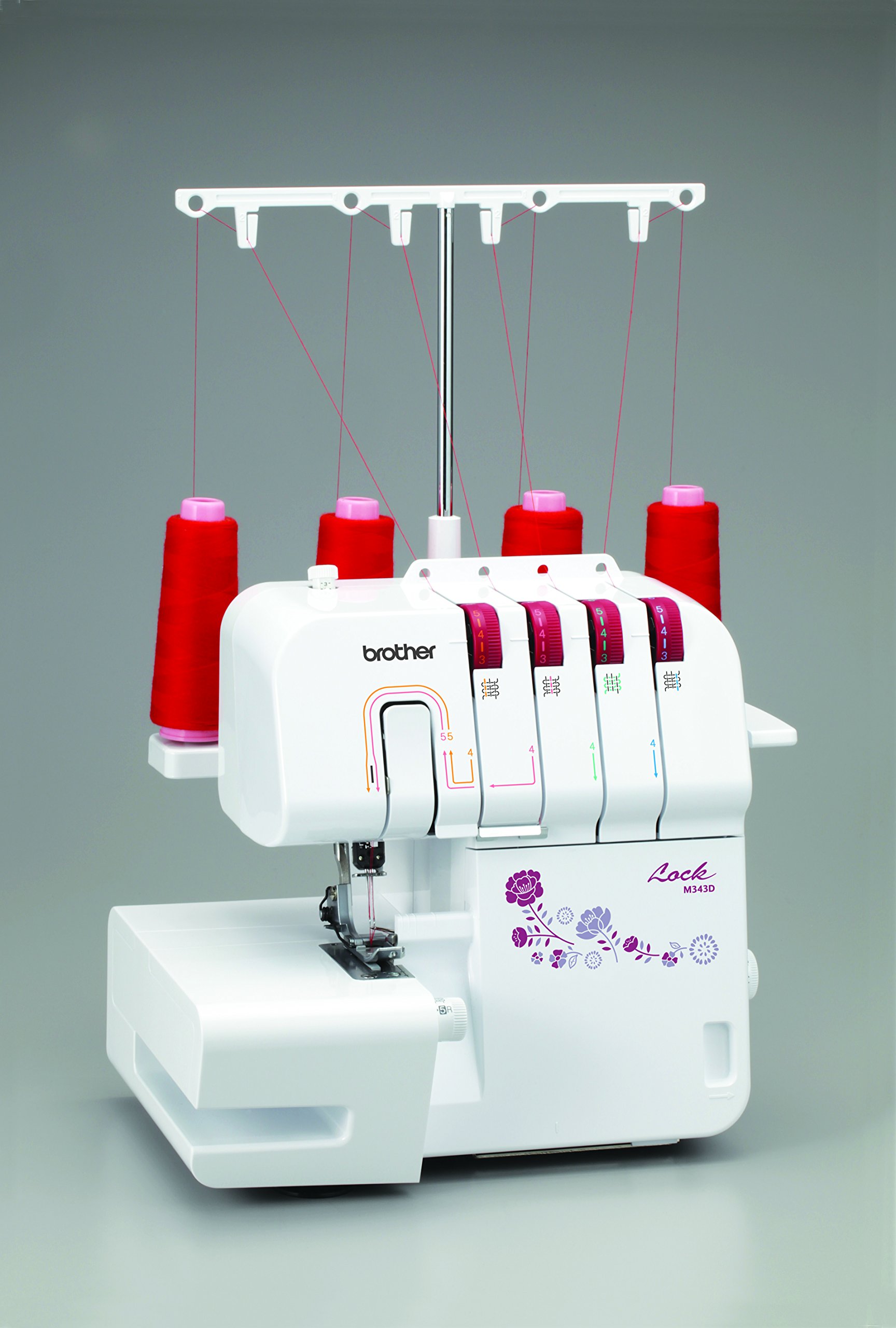 Brother M343D Sewing Machine Electric, Bianco, 34 x 32 x 33 cm
