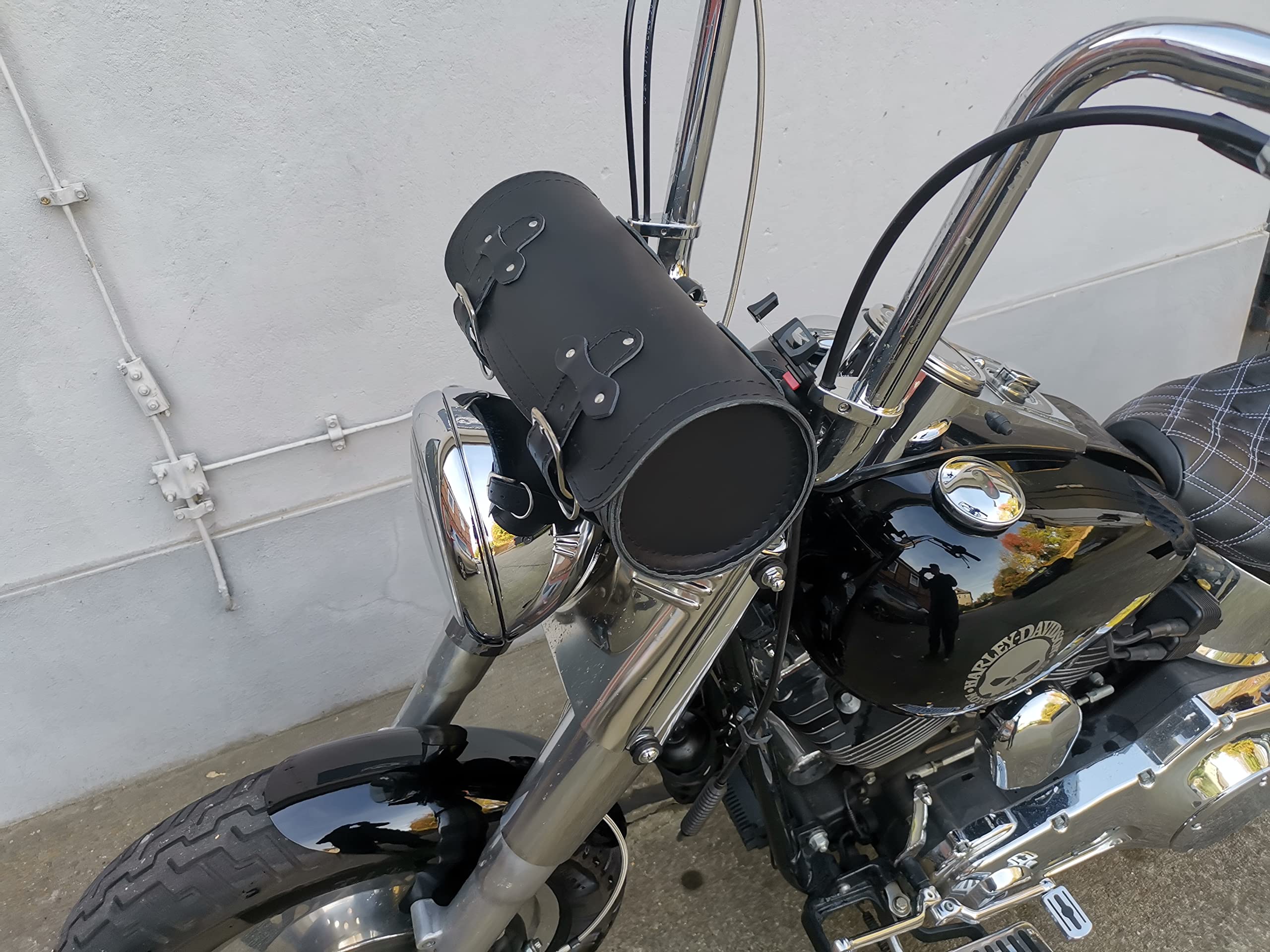 Carenage Batwing Compatible Avec Harley Davidson Road King Softail Fat Boy Craftride Noir 974702 0