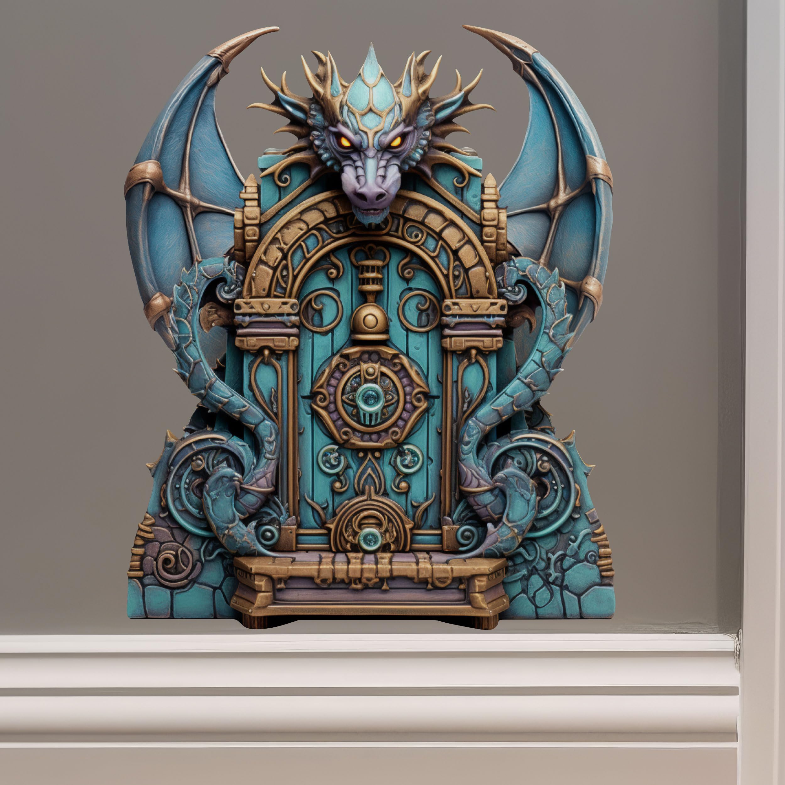 Dragon Fantasy House Decor - Fairy Door Wall Sticker